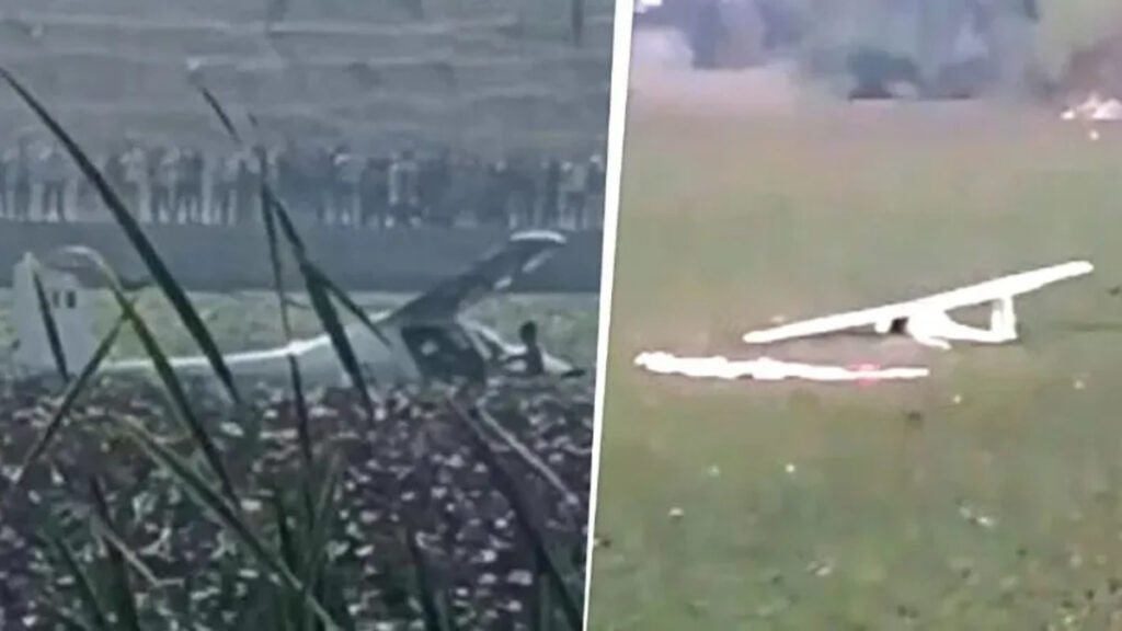 Major Accident : प्रयागराज में ट्रेनिंग विमान तालाब में गिरा, इलाके में अफरा-तफरी