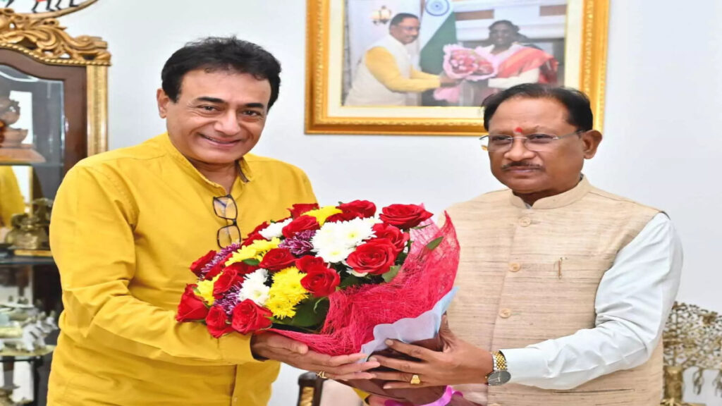 रायपुर मुख्यमंत्री निवास में हुई सीएम साय और Nitish Bhardwaj की भेंट