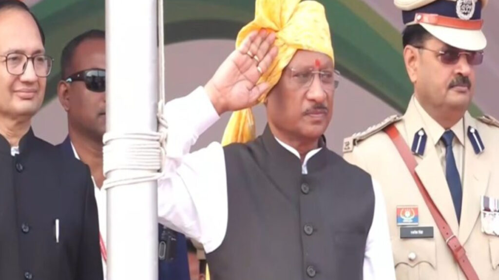 77th Republic Day : बिलासपुर में 77वें गणतंत्र दिवस का जोश, सीएम विष्णुदेव साय ने फहराया तिरंगा,देखें Live