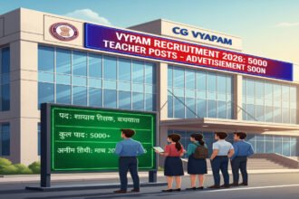 CG Teacher Recruitment 2026