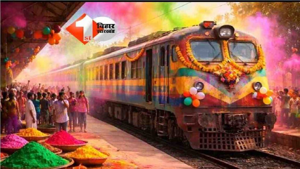 Holi Special Trains 2026 : रेलवे का बड़ा फैसला , होली पर कंफर्म टिकट के लिए 14 फेरों की घोषणारेलवे का बड़ा फैसला Holi Special Trains 2026