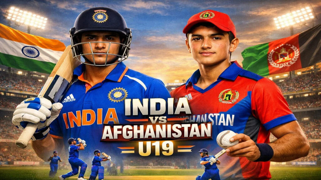 IND vs AFG U19 : भारत–अफगानिस्तान U19 WC सेमीफाइनल शाम की बजाय 1 बजे दिन में होगा मैच IND vs AFG U19