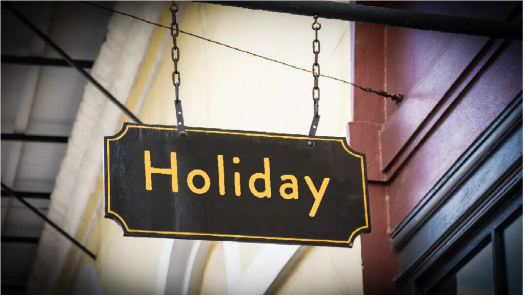 CG Holiday List 2026