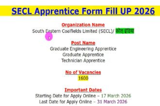SECL Apprentice Recruitment 2026
