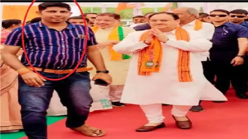 BJP Leader Arrested Traffic Police