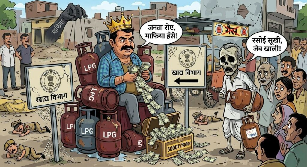गैस माफिया का ‘महा-सेंधमार’: 5000 रुपये में बिक रहा सिलेंडर, वायरल वीडियो-ऑडियो से खुली पोल