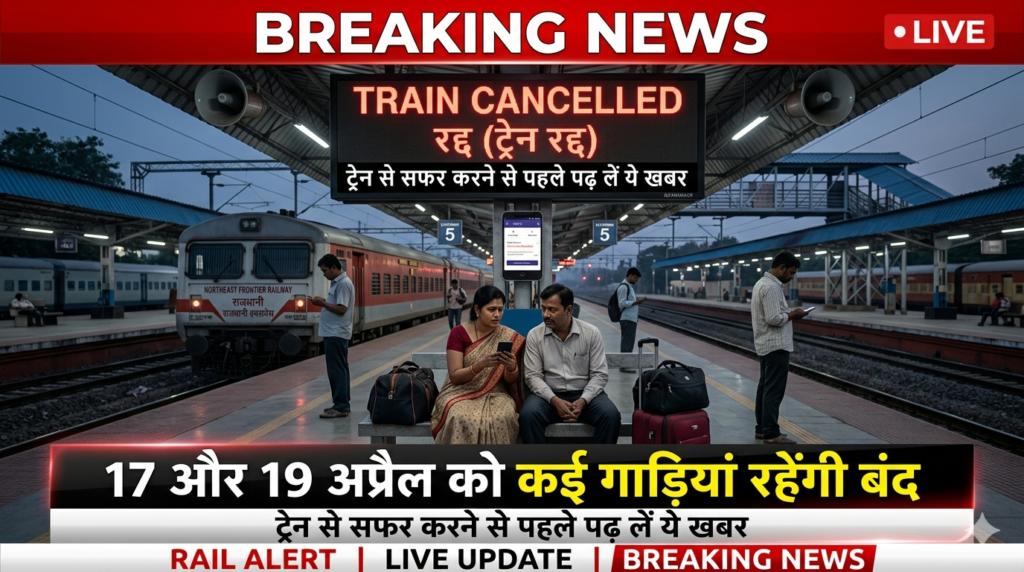 Train Cancelled : रेलवे का बड़ा फैसला, दो दिन नहीं चलेंगी ये लोकल ट्रेनें