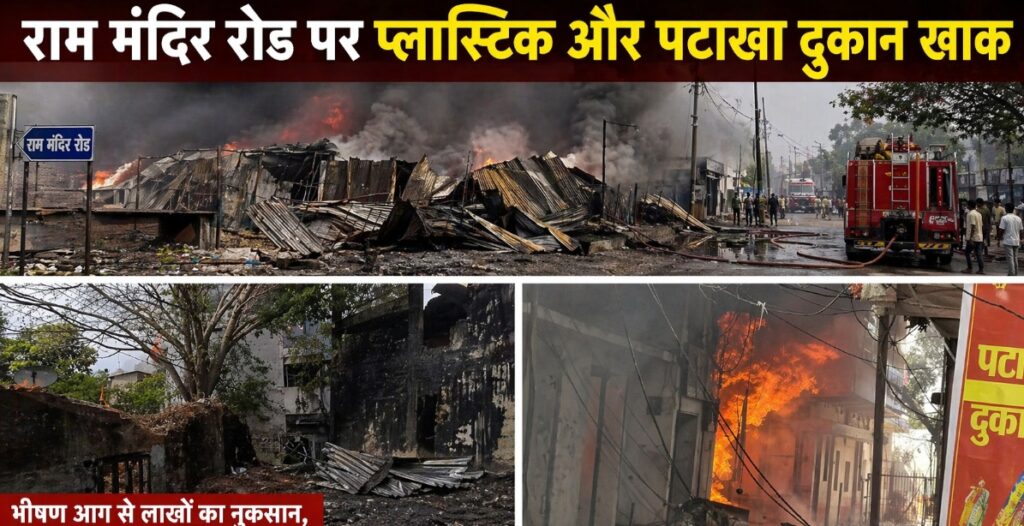CG NEWS : राम मंदिर रोड बना ‘रणक्षेत्र’, दुकान में लगी आग के बाद मची भगदड़, दहशत में घर छोड़कर भागे लोग