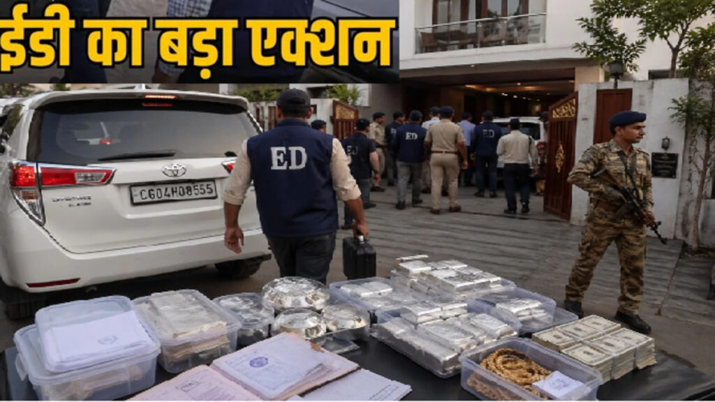 Big Revelation In Bharatmala Scam : भारतमाला घोटाले में ED की रेड’ अभनपुर में अधिकारियों से बदसलूकी और धक्का-मुक्की, FIR दर्ज’ जमीन कारोबारी के ठिकानों से मिला सोना-चांदी