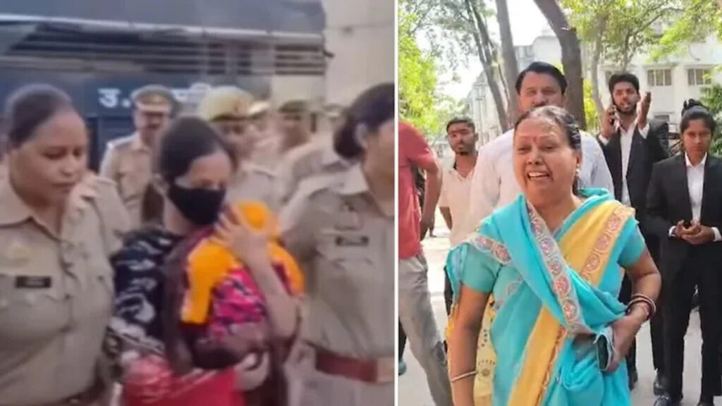 Meerut Neela Drum Case : ‘मेरे बेटे को क्यों मारा’ कोर्ट में फूट-फूटकर रोई सौरभ की मां, ‘नीले ड्रम’ कांड की आरोपी मुस्कान पेश