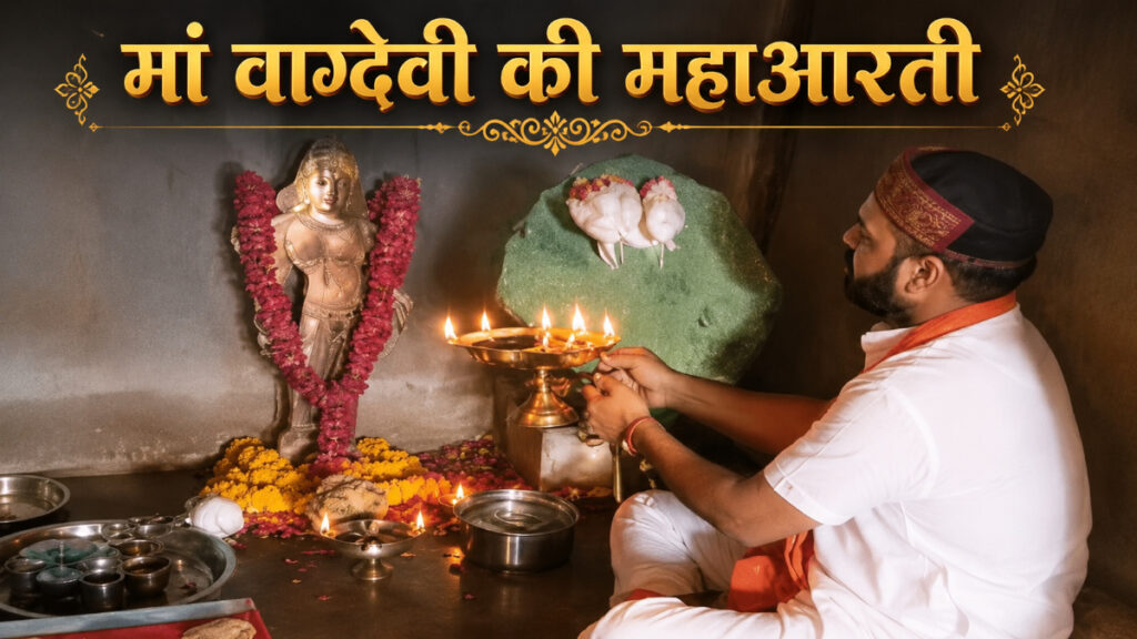 Maa Vagdevi Maha Aarti : नया सवेरा , नई गाइडलाइन के साथ शुरू हुई पूजा, जयकारों से गूंजा परिसर Maa Vagdevi Maha Aarti