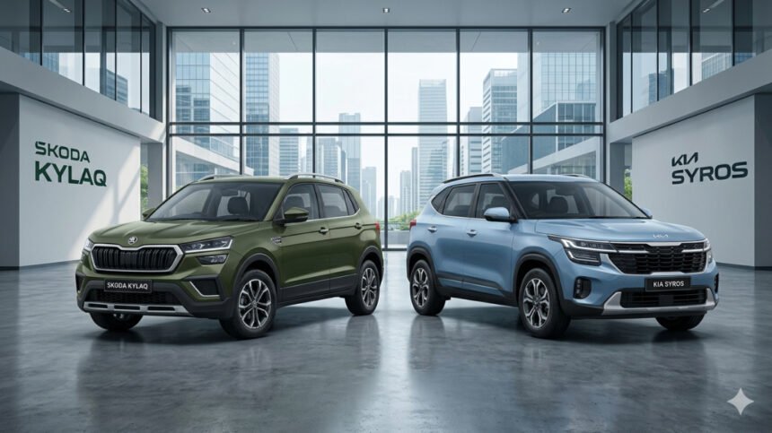 Skoda Kylaq Vs Kia Syros