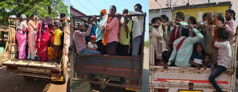 धमतरी पुलिस की बड़ी कार्रवाई: मालवाहक वाहनों में सवारी ढोने वालों पर कसा शिकंजा, वसूला भारी जुर्माना