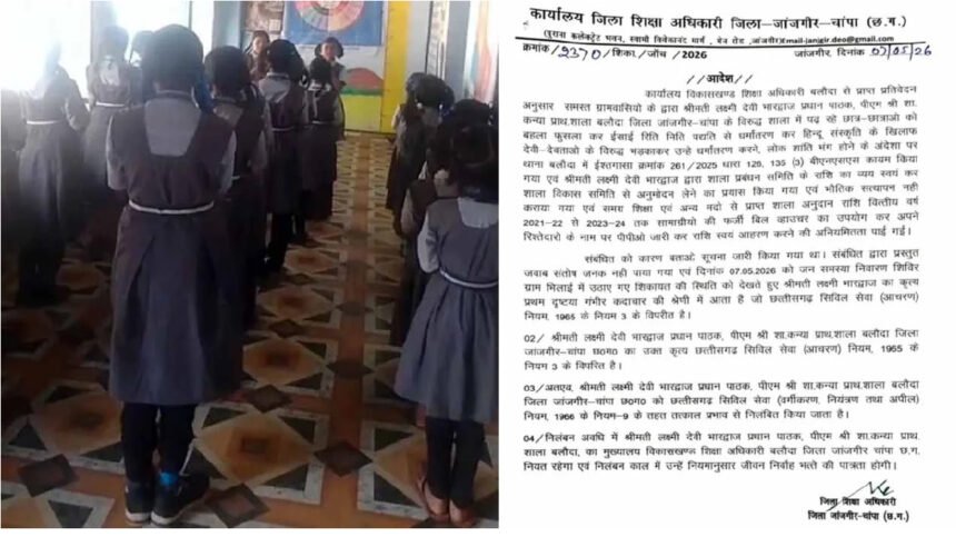 Chhattisgarh School Conversion News