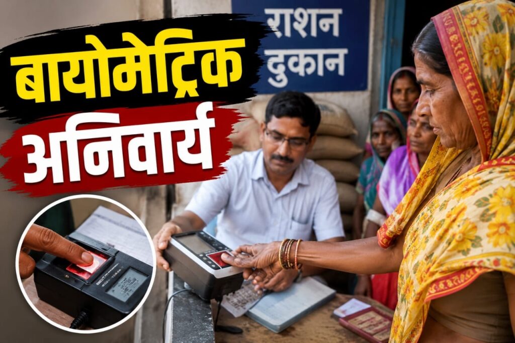 राशन वितरण में बड़ा बदलाव: अब अंगूठे की पहचान के बाद ही मिलेगा अनाज, ओटीपी व्यवस्था पर कसा शिकंजा