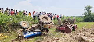 खेत में पलटा ट्रैक्टर, 18 वर्षीय युवक की दबकर मौत से सिहावा में पसरा मातम
