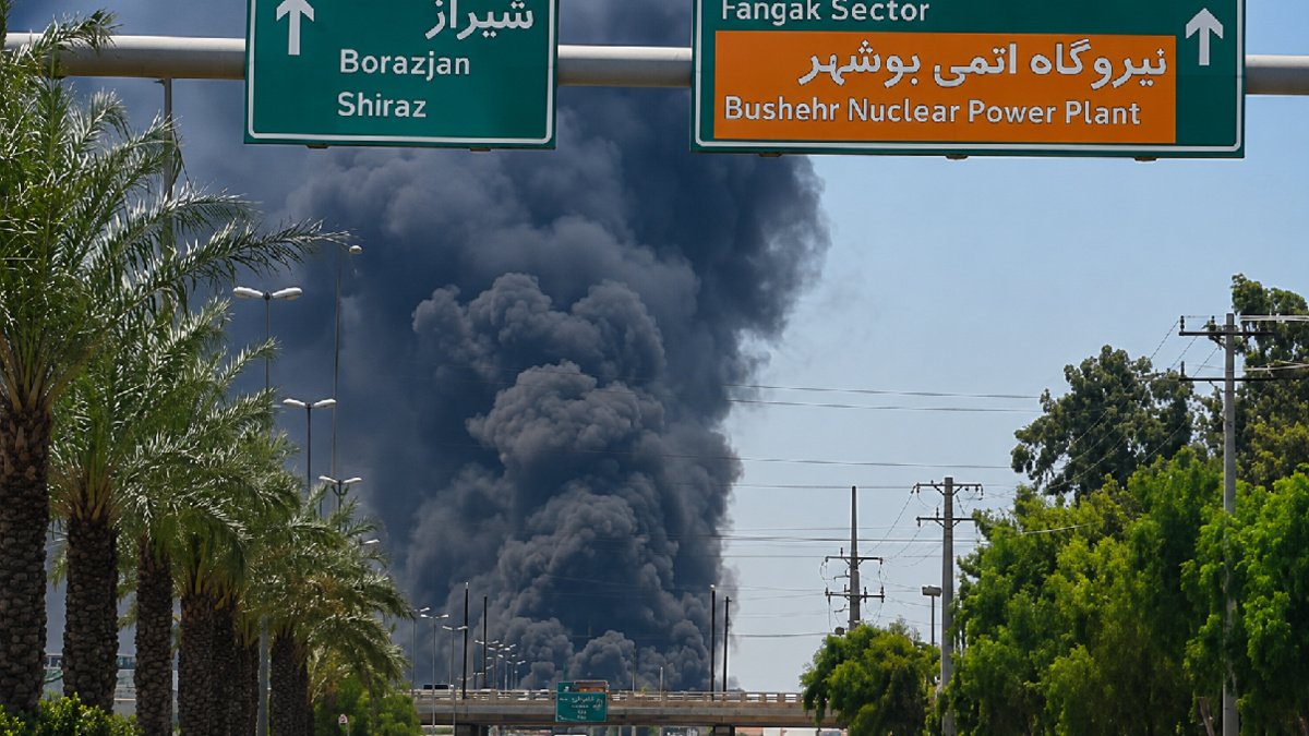 Iran shaken by explosions near Bushehr nuclear plant.