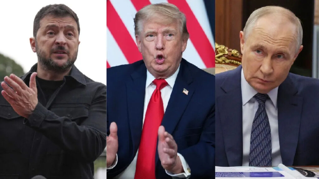 Trump Putin Zelensky Call : ट्रंप से अलग-अलग बातचीत में पुतिन और जेलेंस्की ने उठाया यूक्रेन युद्ध का मुद्दा, शांति प्रयासों पर हुई लंबी चर्चा Zelenskyy tells Trump over the phone: Aim is to end the Ukraine war.