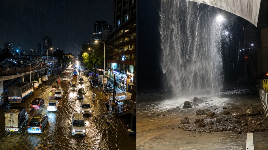 Heavy rains and landslides paralyze normal life in Mumbai and Pune.