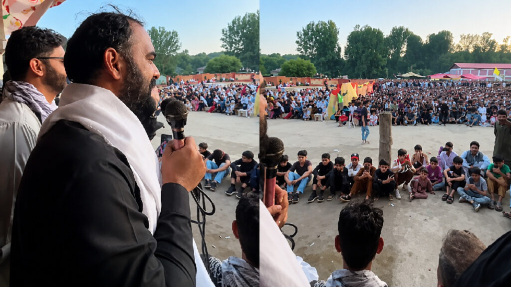 JAAC leader Sardar Aman Khan sought humanitarian aid from India.