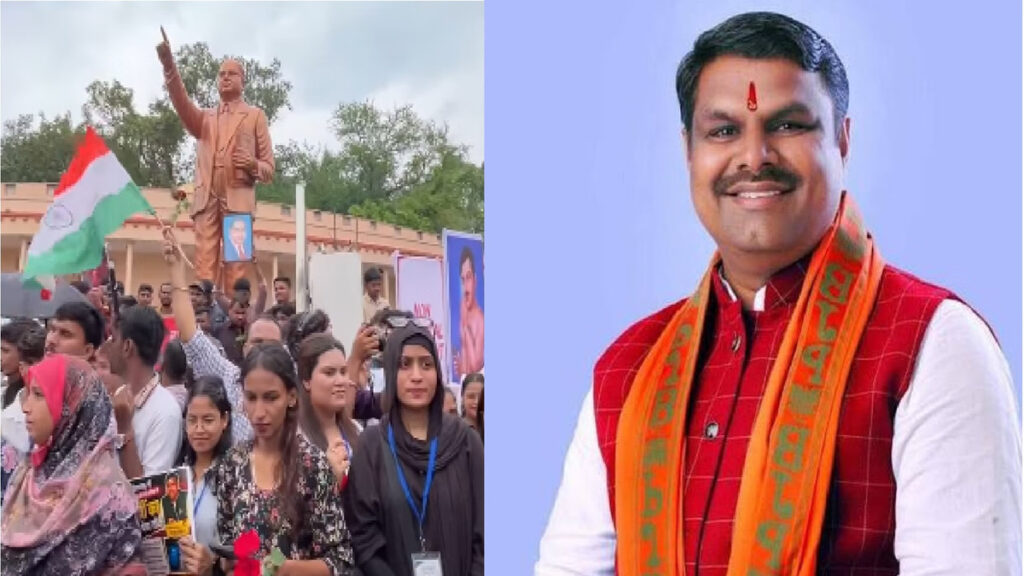12वीं हिंदी पेपर लीक मामला’ शिक्षा मंत्री Gajendra Yadav’ के इस्तीफे की मांग तेज, रायपुर में छात्रों का बड़ा प्रदर्शन